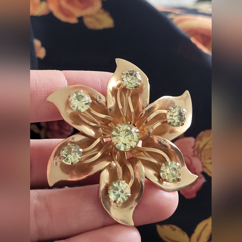 🌟lot of vintage brooches and pins.